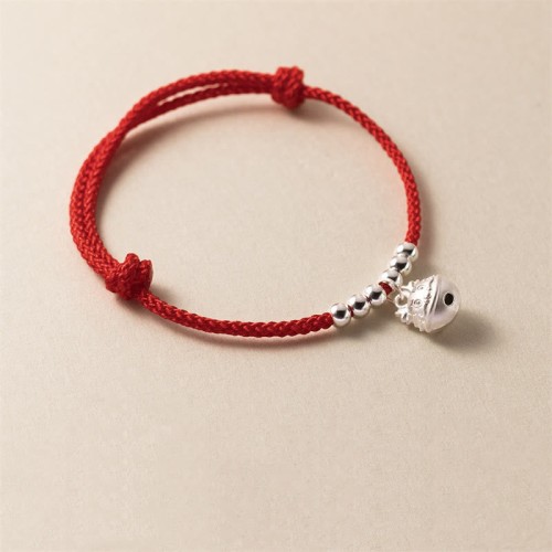 Year of the Dragon 925 Silver Carved Success Bracelet Year of the Dragon 925 Silver Carved Success Bracelet