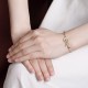925 Silver Hetian Jade Peace Lotus Luck Bracelet 925 Silver Hetian Jade Peace Lotus Luck Bracelet