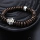 Tibetan Coconut Shell Om Mani Padme Hum Bracelet Tibetan Coconut Shell Om Mani Padme Hum Bracelet