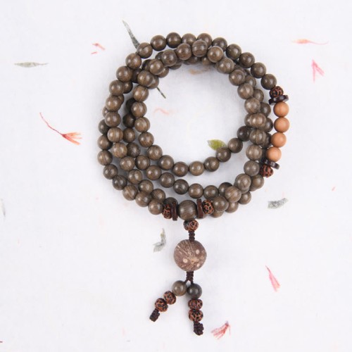 Tibetan Sandalwood Protection Charm Mala Bracelet Tibetan Sandalwood Protection Charm Mala Bracelet