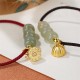 Hetian Jade Bead Lotus Pod Prosperity Bracelet