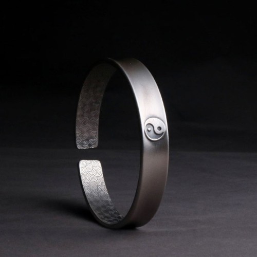 999 Sterling Silver Yin Yang Harmony Balance Bracelet 999 Sterling Silver Yin Yang Harmony Balance Bracelet