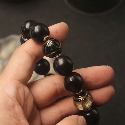 Western Soapberry Liuli Glass Wealth Bracelet Western Soapberry Liuli Glass Wealth Bracelet