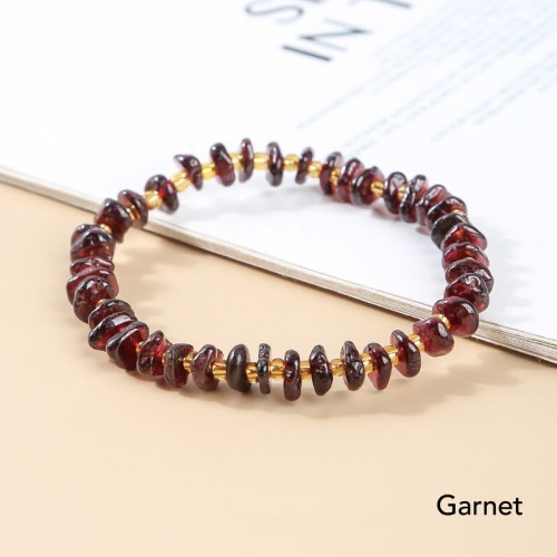 Irregular Shape Stone Crystal Meditation Balance Bracelet Irregular Shape Stone Crystal Meditation Balance Bracelet