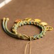 Tibetan Five God of Wealth Luck Braid Bracelet