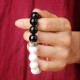 925 Sterling Silver Black Obsidian White Shell Yin Yang Bracelet 925 Sterling Silver Black Obsidian White Shell Yin Yang Bracelet
