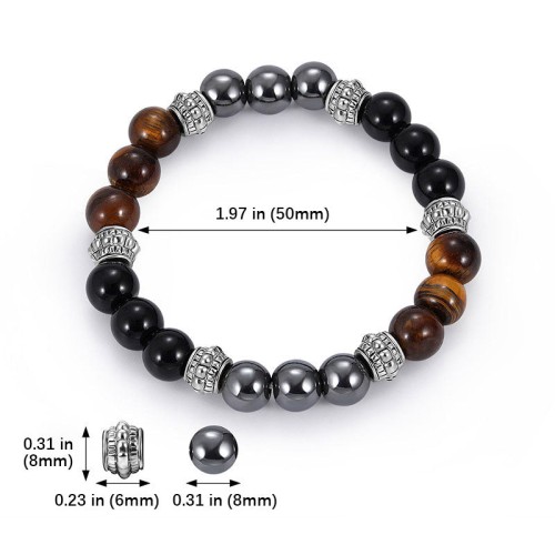 Tiger Eye Hematite Good Luck Bracelet
