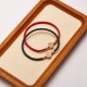 Fu Character Blessing Leather Buckle Bracelet Fu Character Blessing Leather Buckle Bracelet