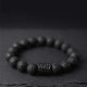 Lava Rock Ebony Wood Tiger Eye Bracelet Lava Rock Ebony Wood Tiger Eye Bracelet