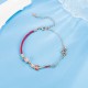 925 Silver Koi Fish Lotus Star Red String Bracelet 925 Silver Koi Fish Lotus Star Red String Bracelet