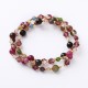 Tourmaline Strawberry Quartz Peace Wisdom Bracelet Tourmaline Strawberry Quartz Peace Wisdom Bracelet