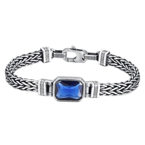 Blue Acrylic Dragon Keel Wealth Bracelet