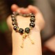 Swallowing Beast Family Wealth Thangka Bracelet