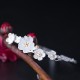 925 Sterling Silver Plum Flower Blessing Adjustable Bangle 925 Sterling Silver Plum Flower Blessing Adjustable Bangle