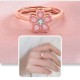 Sterling Silver Cherry Blossom Blessing Bracelet