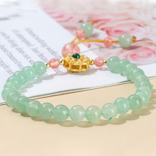 Green Aventurine Tassel Luck Bracelet Green Aventurine Tassel Luck Bracelet