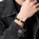 999 Silver Black Obsidian Tiger Eye Om Mani Padme Hum Bracelet 999 Silver Black Obsidian Tiger Eye Om Mani Padme Hum Bracelet