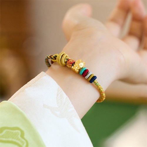 Year of the Dragon Koi Fish Mahjong Luck Bracelet