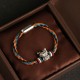 Sterling Silver Dragon Zodiac Protection Bracelet