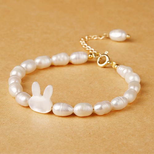 Natural Pearl Rabbit Sincerity Bracelet