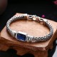 Blue Acrylic Dragon Keel Wealth Bracelet