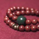 Bodhi Seed Cyan Jade Copper Peace Bracelet