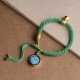 Tibetan Five Gods of Wealth Prayer Wheel Bracelet