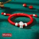 999 Sterling Silver Chinese Zodiac Kids Bracelet