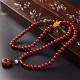 Tibetan Triple Wrap Cinnabar Blessing Bracelet Tibetan Triple Wrap Cinnabar Blessing Bracelet
