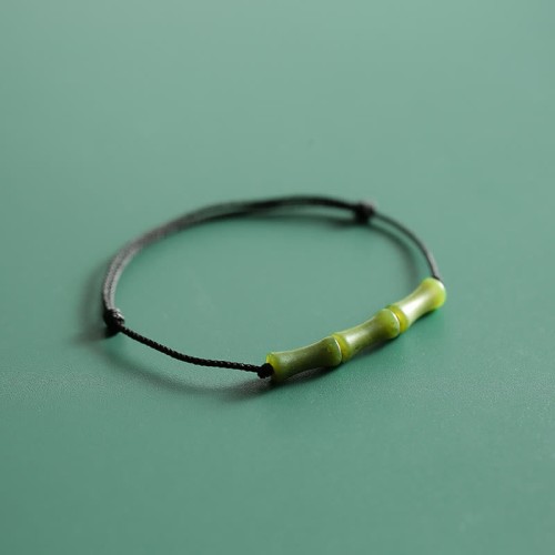 Green Bamboo Jade Luck Bracelet Green Bamboo Jade Luck Bracelet
