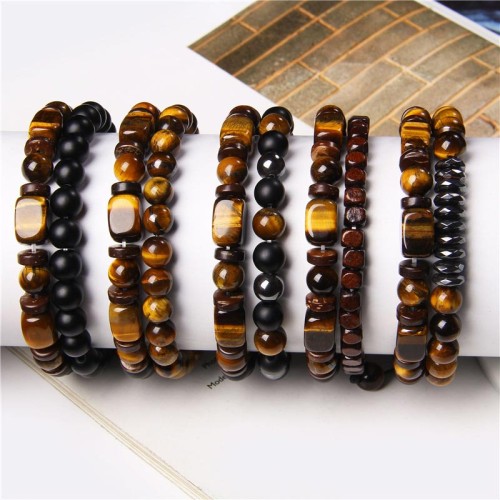 Tiger Eye Hematite Courage Bracelet