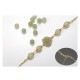 14K Gold Hetian Jade Rose Flower Luck Chain Bracelet 14K Gold Hetian Jade Rose Flower Luck Chain Bracelet