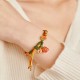 Persimmon Red Agate Strength Reincarnation Knot Bracelet