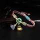 Colorful Rope Chalcedony Peace Harmony Bracelet