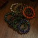 Gold Swallowing Beast Fluorescent Liuli Glass Success Bracelet Gold Swallowing Beast Fluorescent Liuli Glass Success Bracelet