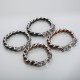 Dragon Leather Titanium Steel Luck Braided Bracelet Dragon Leather Titanium Steel Luck Braided Bracelet
