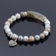 Quartz Heart Healing Beads Bracelet Quartz Heart Healing Beads Bracelet