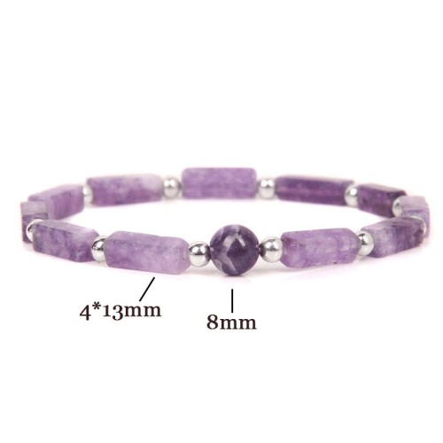 Amethyst Tiger Eye Balance Bracelet Amethyst Tiger Eye Balance Bracelet