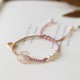 Chalcedony Peace Buckle Positive String Bracelet Chalcedony Peace Buckle Positive String Bracelet