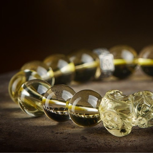 Citrine PiXiu Tiger Eye Prosperity Protection Bracelet Citrine PiXiu Tiger Eye Prosperity Protection Bracelet