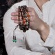 108 Mala Beads Agarwood Red Agate Peace Strength Bracelet 108 Mala Beads Agarwood Red Agate Peace Strength Bracelet