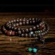 108 Mala Beads Agarwood Red Agate Peace Strength Bracelet 108 Mala Beads Agarwood Red Agate Peace Strength Bracelet