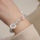 925 Silver Amethyst Aquamarine Cat's Eye Healing Bracelet