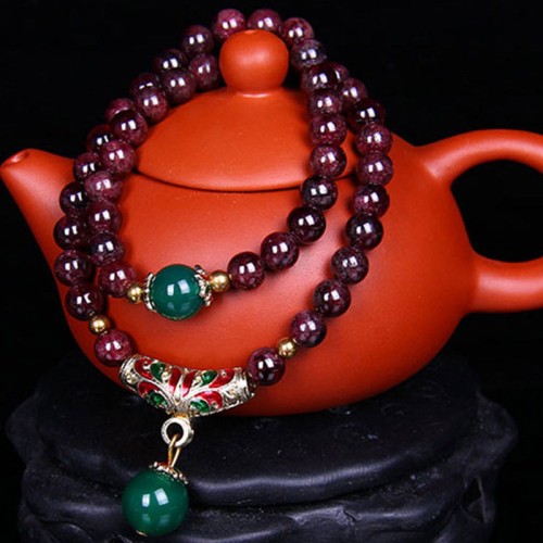 Natural Garnet Blessing Bracelet Natural Garnet Blessing Bracelet