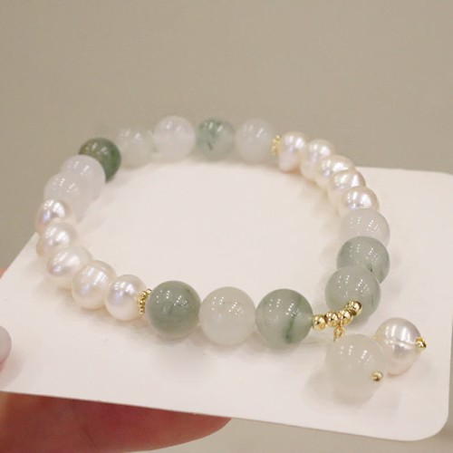 Amethyst Crystal Lotus Healing Bracelet