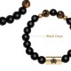 Black Onyx Tiger Eye Lion Protection Bracelet