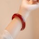 Natural Red Agate Confidence Bangle Natural Red Agate Confidence Bangle