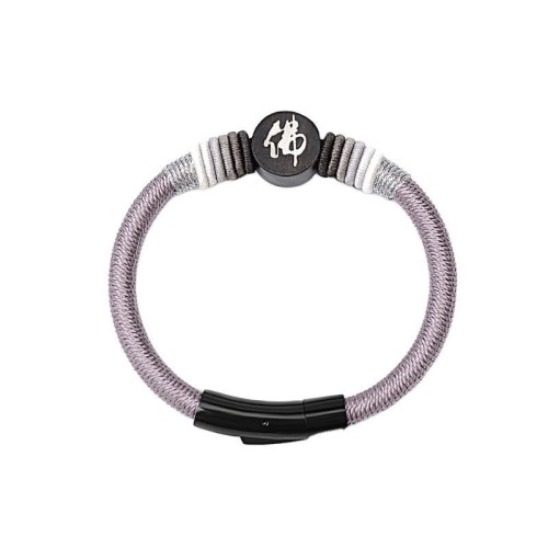 Buddha Ebony Handcrafted Rope Bracelet