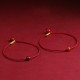 Cinnabar Red Agate Blessing Bracelet