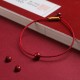 Cinnabar Red Agate Blessing Bracelet